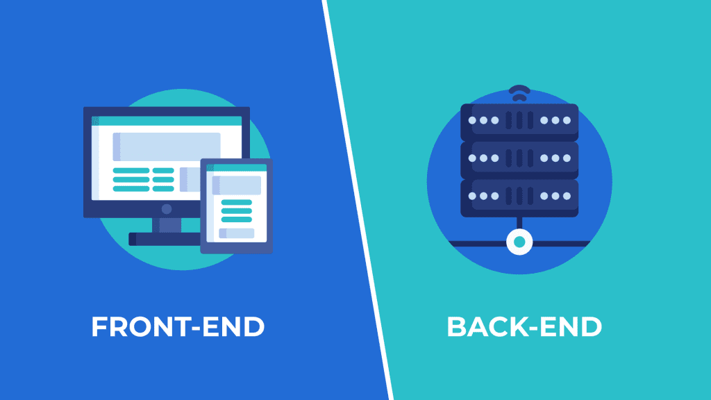 Difference between front-end and back-end